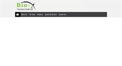 Desktop Screenshot of biox.co.in