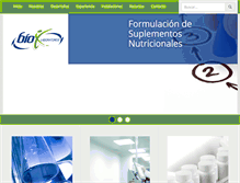 Tablet Screenshot of biox.com.mx